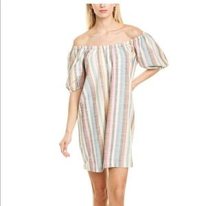 👗 Madewell Puff-Sleeve Trapeze Mini Dress 👗